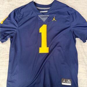 Jordan Men's Nike Vapor Michigan Authentic Jersey